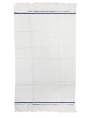 Athom Living Premium Cotton Light Weight Quick-Dry High Absorbent Cotton Bath Towel 250 Gsm, (Blue Stripes)