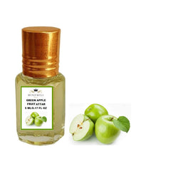 Menjewell Green Apple Fruit Attar Perfume 5ml 0.17 Fl.oz. Unisex Fragrance | Long Lasting