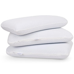 Cervical Contour Memory Foam Pillow, For Neck Pain Relief, Standard Size - 23 L X 14.5 W X 4 H Inch | Orthopedic Pillow For Neck & Head Pain, Washable Cover & Removable - Pack Of 3