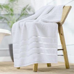 Lrsdaa A New 100% Cotton Bath Towels 500 Gsm | Super Absorbent & Soft Bath Towel For Men & Women (White)