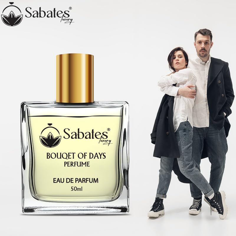 Sabates Bouqet Of Days Eau De Parfum 50ml 1.6 Fl.oz. | Long Lasting Unisex Fragrance