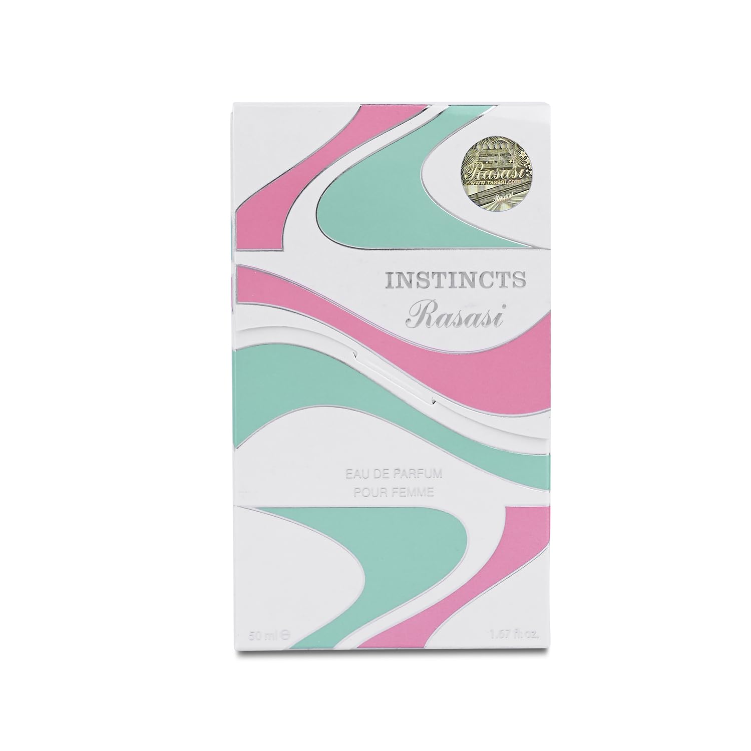 Rasasi Instincts Pour Femme Eau De Parfum 50ml 1.7 Fl.oz. Women Luxury Fragrance | Long Lasting | Party Wear