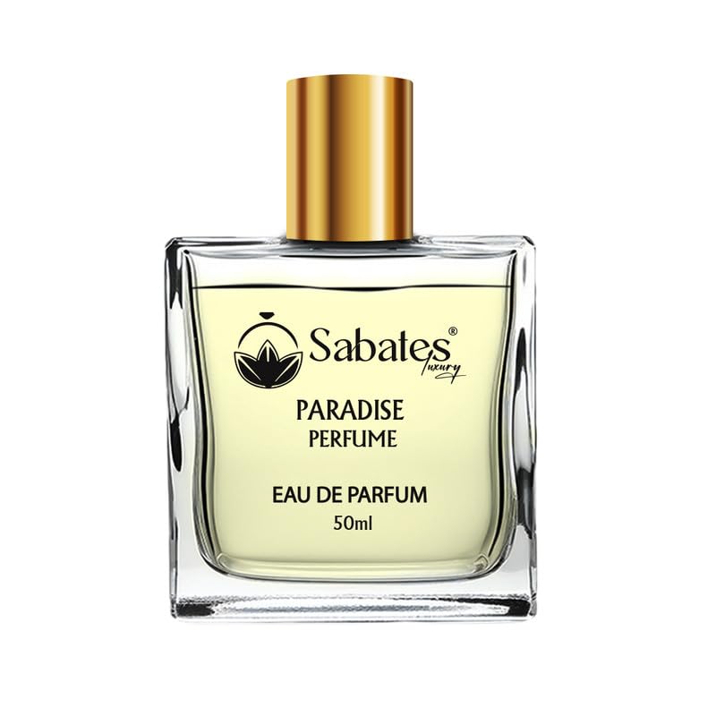 Sabates Paradise Eau De Parfum 50ml 1.6 Fl.oz. | Long Lasting Refreshing Oud And Musk Fragrance For Unisex