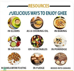 Premium Desi Ghee By Shree Bhog | Great Source Of Essential Nutrients Desi Ghee Perfect For Baking | 1 Litre (500ml * 2) 33.8 Ounce | Box Pack