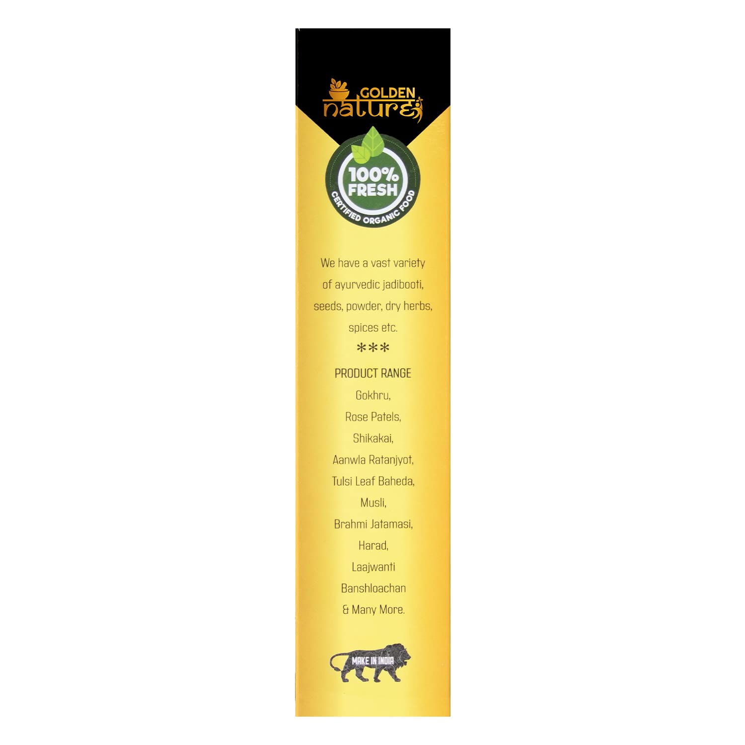 Golden Nature Arjun Ki Chaal Terminalia Arjuna, Helps In Weight Management, Reducing Excess Carbohydrate | 600gm 1.3lbs