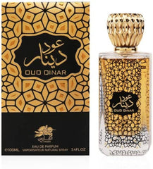 Emper Oud Dinar By Al Fares Eau De Parfum Vaporisateur Natural Spray  100ml 3.4 Fl.oz. | Long Lasting Unisex Perfume