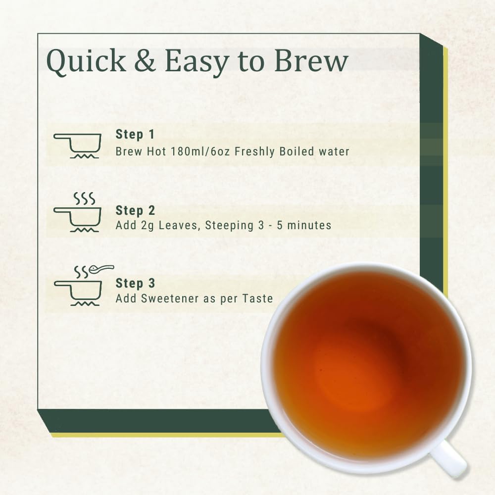 Tea And Twigs Himalayan Darjeeling Green Tea - 50gm, 1.7 Ounce | Rich In Antioxidants, Unique Flavors - Medium Caffeine, No Artificial Colors