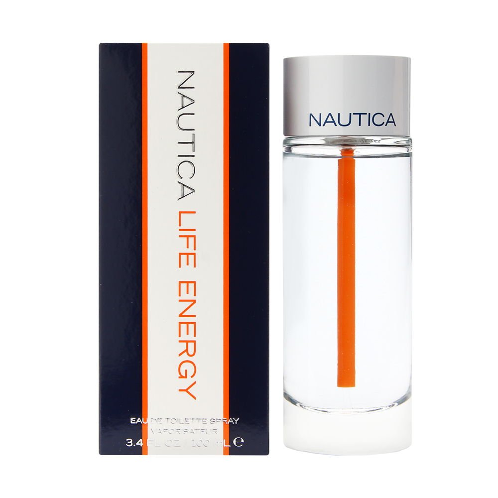 Nautica Life Energy Eau De Toilette Spray 100ml 3.4 Fl.oz. Perfect Gift For Husband | Luxury Long Lasting