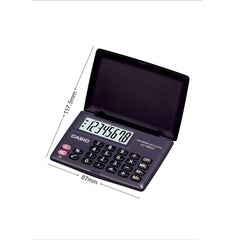 Casio Lc-160lv-bk Portable Calculator With Flap Cover | 8 Digit Display, Dedicated Off Key | 3 Years Warranty Manufacturer