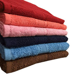 Akin Towel Royal Multicolor Cotton Hand Towel 500 Gsm | High Absorbent & Luxurious Towels For Hotels & Home (Multicolor)- Set Of 18