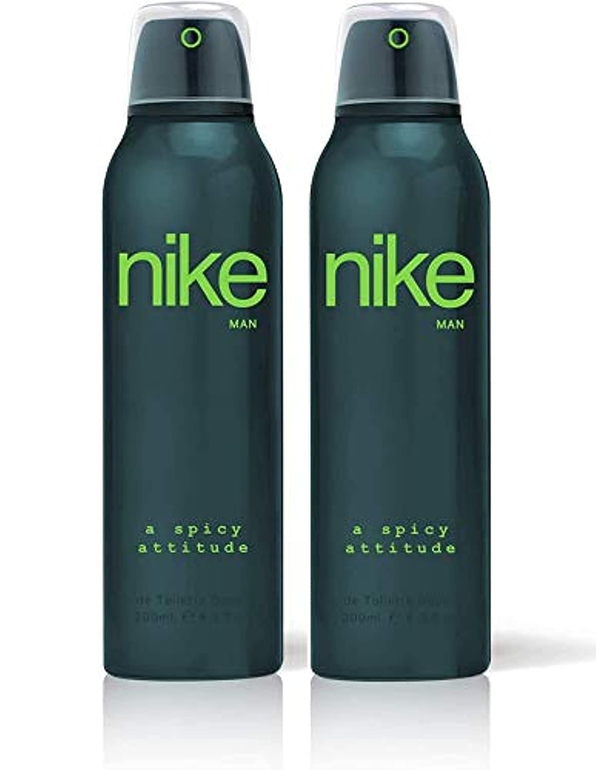 Nike A Spicy Attitude Eau De Toilette Deodorant 400ml 13.5 Fl.oz. Pack Of 2 | Best Birthday Gift For Brother | Long Lasting Fragrance