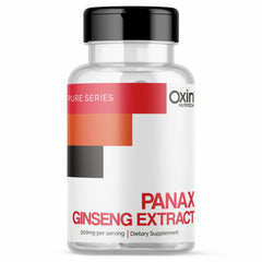 Oxin Nutrition Panax Ginseng Extract, Designed For Regular, Consistent Use To Promote Long - Term Health Benefits | 60 Veg Capsules 100gm 0.2lbs