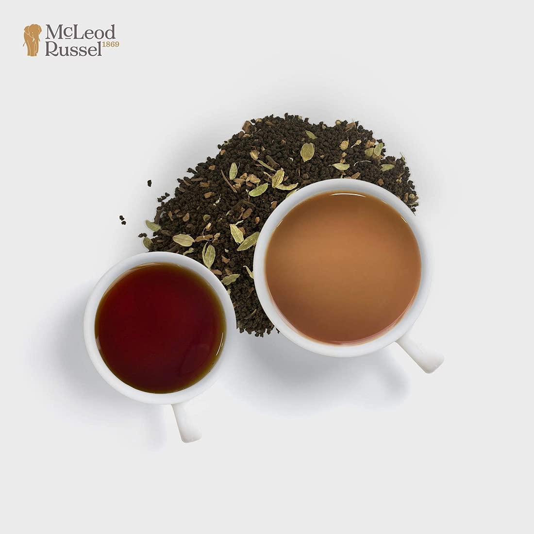 McLeod Russel 1869 Masala Chai - 100gm, 3.5 Ounce, 40+ Cups | Immunity-Booster Garden Fresh CTC Tea - 100% Natural Spices | Low Caffeine