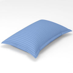 Glace Cotton Single Bedsheet With 1 Pillow Cover (89 X 57 Inches, Sky Blue) | Long Lasting Durability & Comfort For Your Living Space