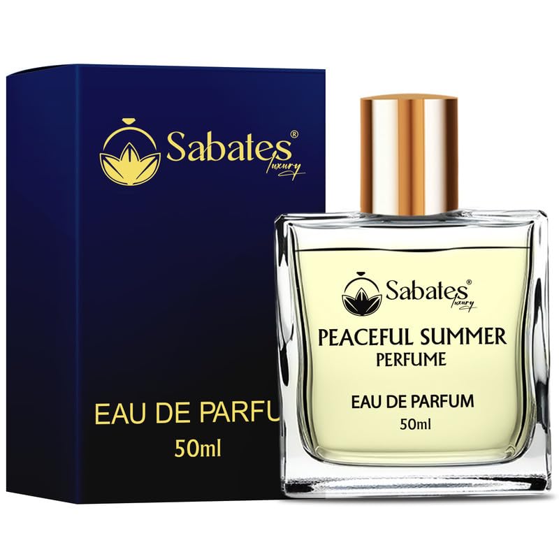 Sabates Peacefull Summer Eau De Parfum 50ml 1.6 Fl.oz. | Long Lasting Luxury Fragrance For Unisex