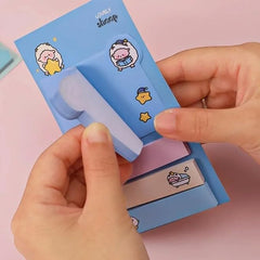 Sticky Note Pads Self Stick Notes Study School and organizing (Multicolor, Pack of 2)