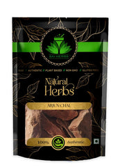 Sai Herbs Arjun Ki Chaal Arjun Bark Raw Arjuna Dried, Terminalia Arjuna, Lowers Bad Cholesterol, 100% Pure & Natural | 200gm 0.4lbs