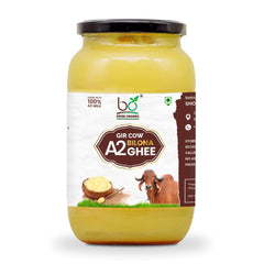 Pure Premium A2 Gir Cow Ghee By Bhumi Organic | Naturally & Healthy Bilona Method Cow Ghee Perfect For Body Health | (250ml) 8.4 Ounce | Jar Pack