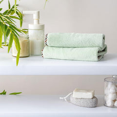 Spread Spain Microfiber Hand Towel 360 Gsm | Hand Towel For Gym & Workout Towels | Super Soft & Highly Absorbent | Set of 2 (Olive)