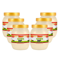 Pure Premium Buffalo Danedar Ghee By Panchamrut | Rich In Nutrients & Delicious Healthy Desi Ghee For Cooking | 3 Litre (500ml * 6) 101.4 Ounce | Jar Pack