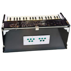 Light Weight Harmonium - 7 Stopper, Double Fold Bellow, 39 Keys, Two Reeds (Bass-Male), 3 1/4 Octave | Handmade Instrument