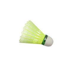 Vector X Flight Nylon Badminton ShuttleCock , Green | Pack Of 3 , Suitable for Beginners