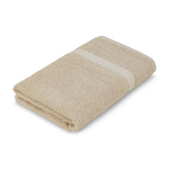 Welspun Alpha Cotton Large Bath Towel Soft & Absorbent 500 Gsm (Dobby - Almond)