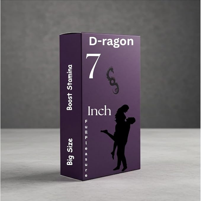 7-inch Dragon Design Silicone Condom Sleeve For Men – Imported
