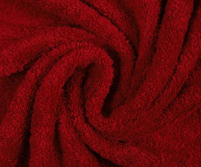 Mafatlal Premium Cotton Bath Towel 1100 Gsm | Quick Dry, Durable Long Size Towel- Pack Of 2 (Red)