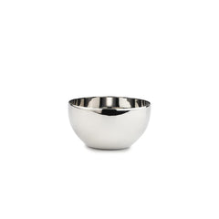 Silver Stainless Steel Katori Set Of 6 - Royal Lapiz Series | Mirror Finish Premium Dal Bowls Wati - Serve Ware, Dinnerware & Tableware | Ribbed Pattern