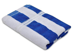 Prexa 100% Cotton Bath Towel 450 Gsm | Soft Bath Towel For Men & Women Ultra Absorbent Cotton Towel (Blue line)