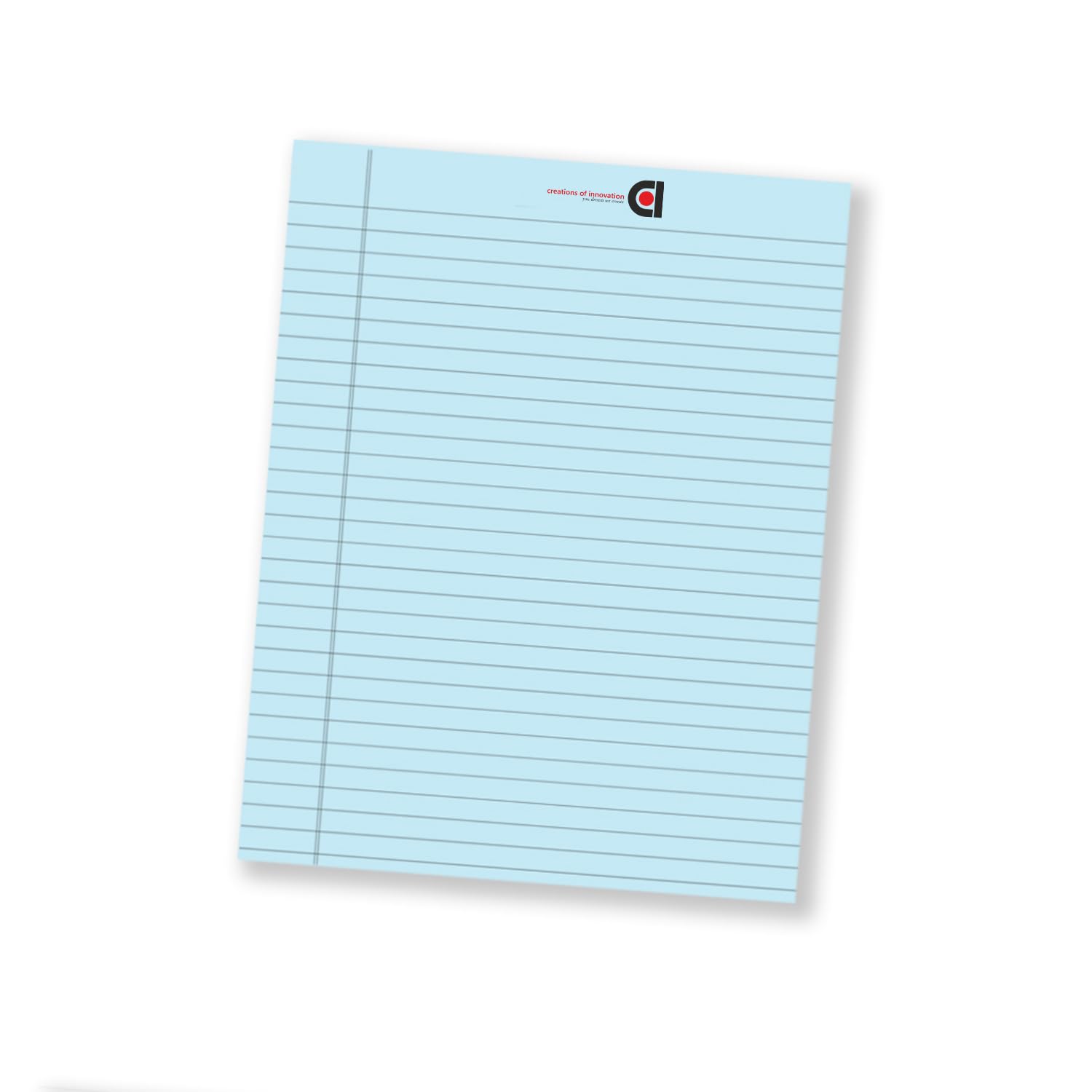 Wide Ruled 5x 8 - Inch 50-Sheet Lined Writing Note Pad, For Everyday Use (Blue, Pink) Pack Of 12