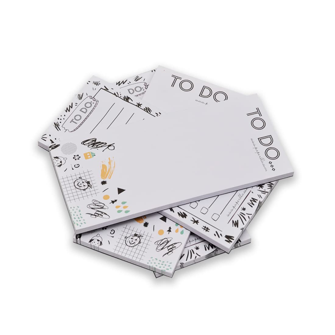 To Do List Notepad - Daily Planner Note Pad Undated Productivity Organizer, Set Of 4