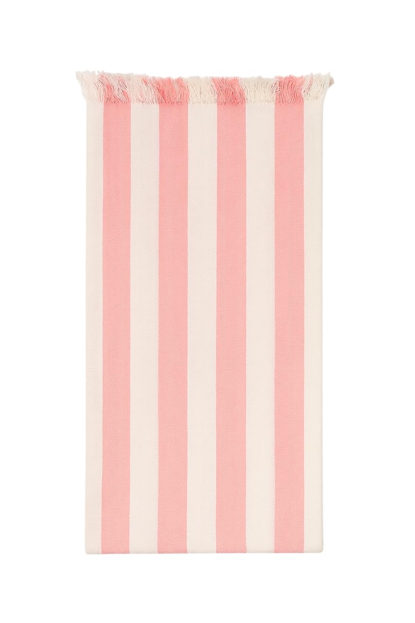 Ehlor Premium Bamboo Towel | Ultra-Light & Quick Dry Antibacterial & Odor-Free | Eco-Friendly Bath Towel For Travel, Gym & Daily Use | Pink Stripes