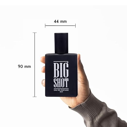 Oscar Big Shot Black Long Lasting Perfume | Fongure Aromatics Fragrance | Everyday Use Eau De Perfum For Men | 30ml 1 Fl.oz.