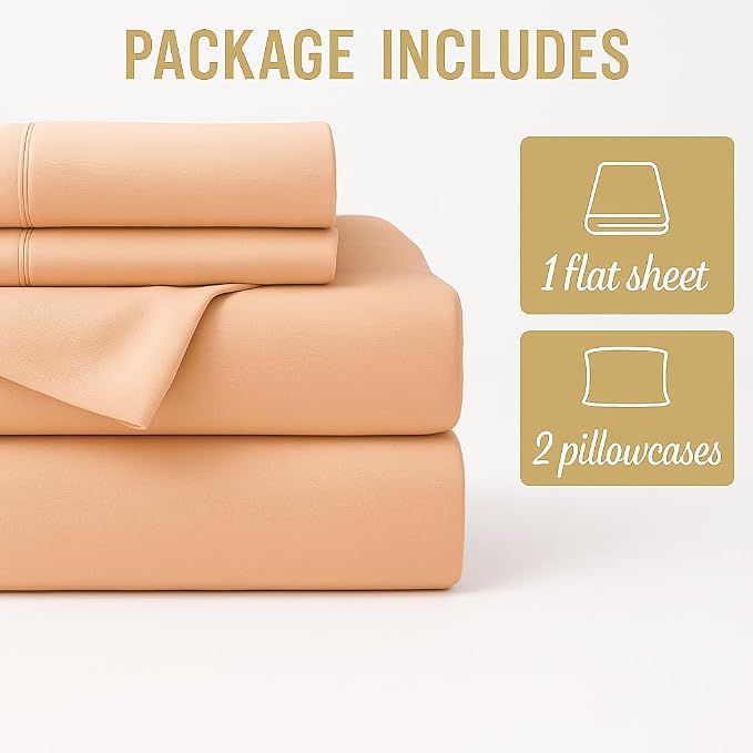 Pure Cotton Plain Double Bed Bedsheet With 2 Pillow Covers - Size 90 X 100 Inches, Rose Pink | Lightweight, Soft & Breathable - Perfect For Gifting On Weddings Bedsheet