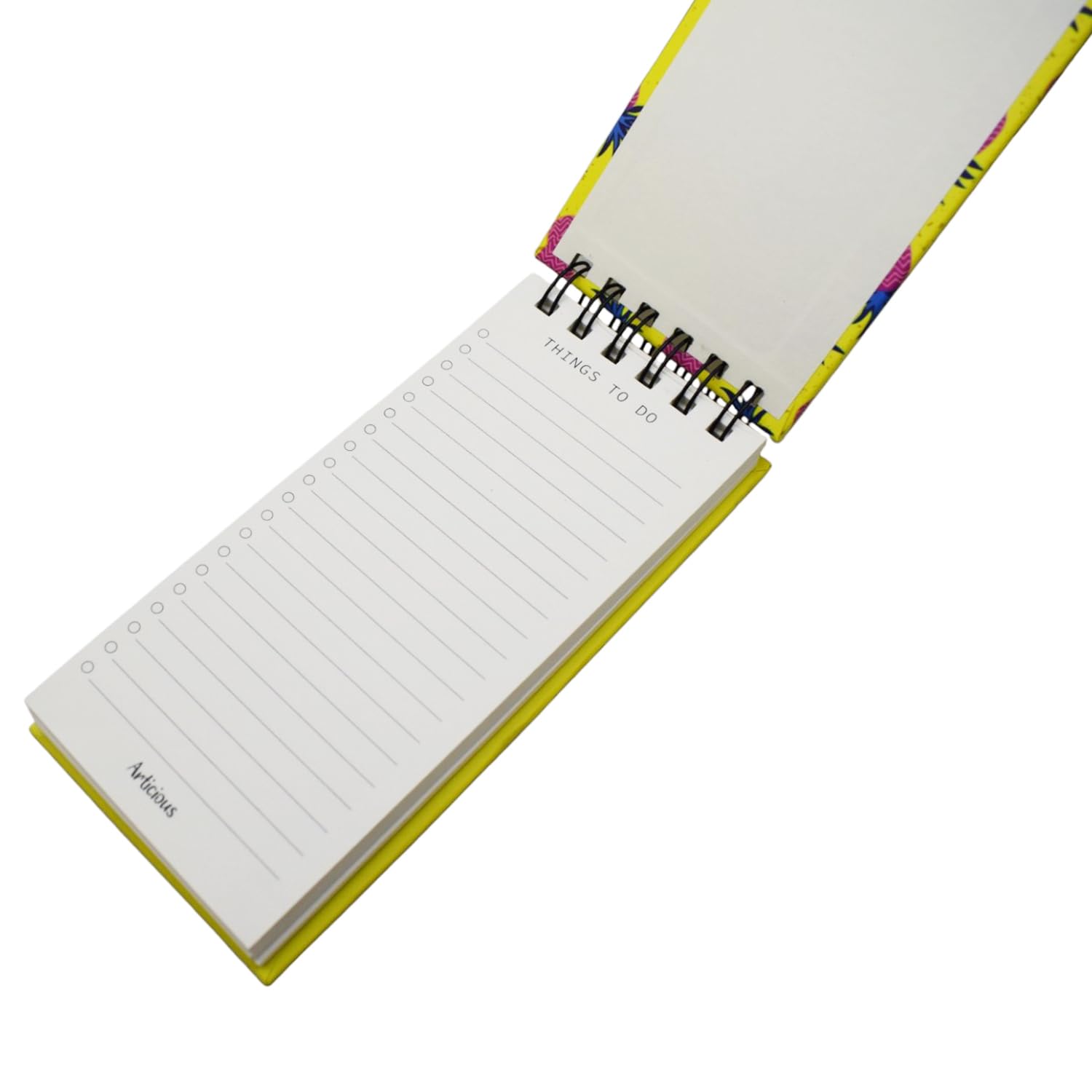 To Do List Notepad, Daily Planner Diary, Pages 129, Birthday Return Gift (Good Vibes) 1pc