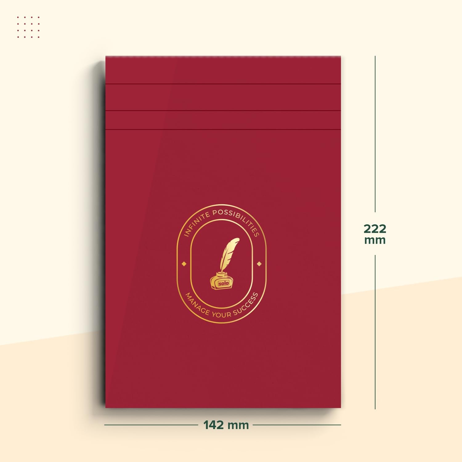 Flip Note A5 Notepad – Velvet Finish Cover, 80 Sheets Premium Smooth Paper (Blue) Pack Of 2