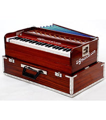 Musical Instrument Harmonium - Total 42 Keys, 3 1/2 Octaves, Two Reeds (Base+ Male), Instant Response Keyboard - No Lag Time
