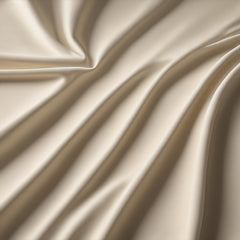 Glace Cotton Elastic Fitted 2 Double Bedsheet With 4 Pillowcases - 72 X 48 Inches, Ivory | Good For Villas, Resorts, Guest Houses, & Daily Home Use