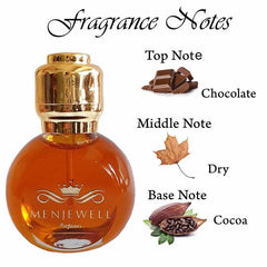 Menjewell Chocolate Attar Perfume 15ml 0.5 Fl.oz. Unisex Luxury Fragrance | Long Lasting | Non Alcoholic