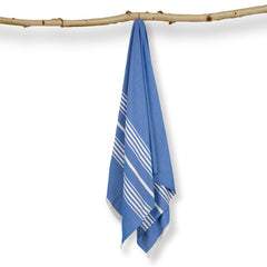 Mush 100% Bamboo Large Bath Towel 280 Gsm | Ultra Soft, Absorbent, Light Weight, & Quick Dry Towel For Bath, Travel, Gym, Beach, Pool & Yoga (Blue) 250 Tc