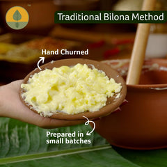 Organic A2 Cow Ghee By Organic Tattva | Rich In Nutrients & Healthy Desi Ghee Ideal For Cooking | (500ml) 16.9 Ounce | Jar Pack