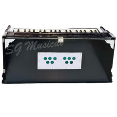 Light Weight Harmonium - 7 Stopper, Double Fold Bellow, 39 Keys, Two Reeds (Bass-Male), 3 1/4 Octave | Handmade Instrument