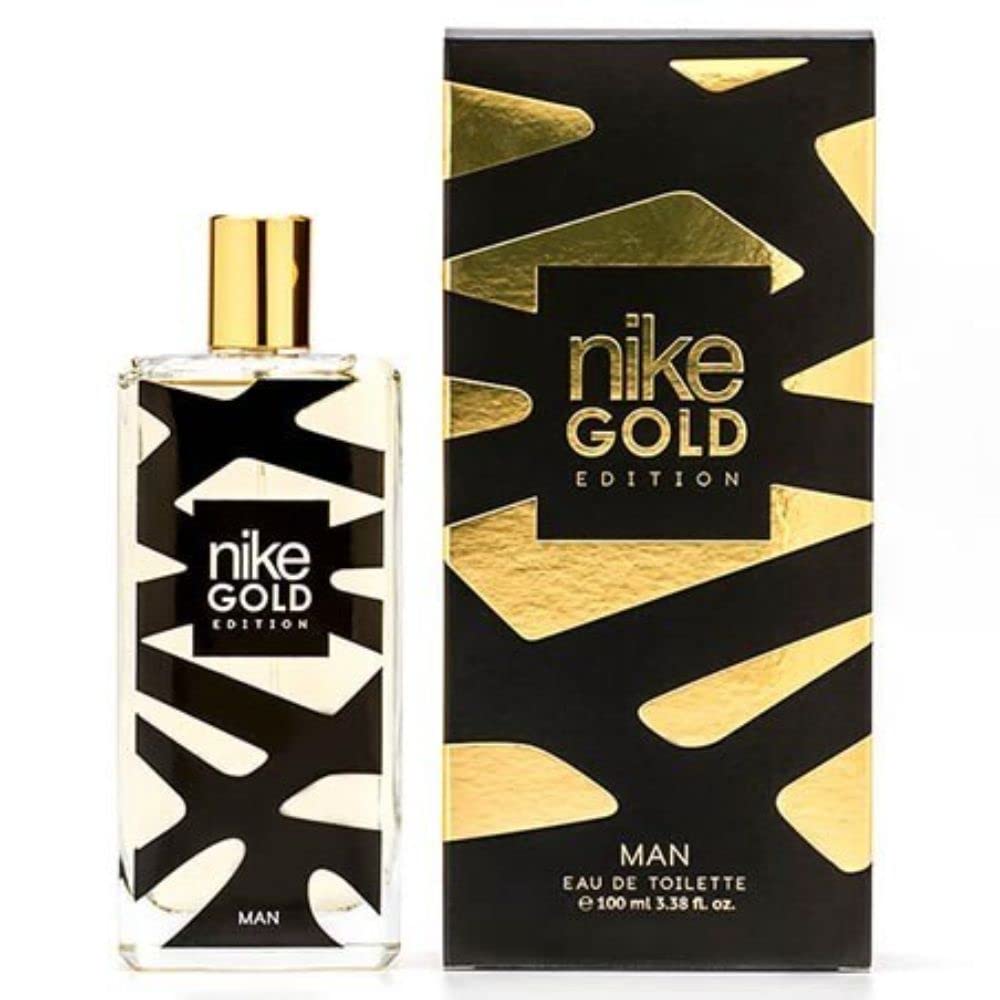 Nike Gold Edition Man Eau De Toillte 100ml 3.4 Fl.oz. | Perfect Birthday Gift For Boyfriend & Partywear Perfume | Long Lasting Fragarance