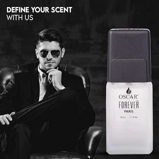 Oscar Forever Black With Forever White Long Lasting Perfume For Men & Women | Exclusive Combo Of Woody Aromatic & Aromatic Spicy Fragrance | 30ml 1 Fl.oz. Each X2