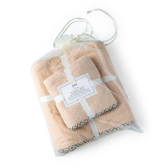 Spread Spain Microfiber Coral & Hand Towel 300 Gsm | Super-Soft Durable & Quick Drying Bath Towlels Gift Items (Sand)