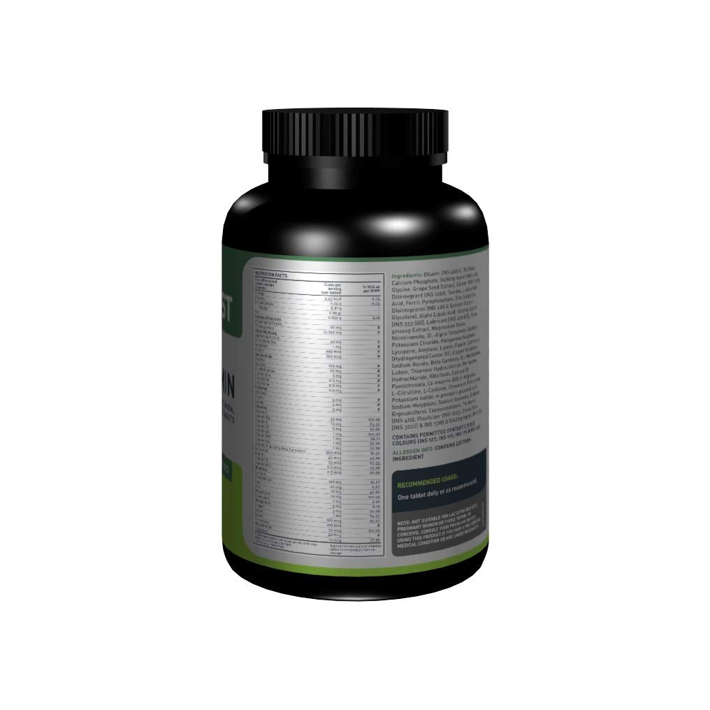 Proburst Multivitamin With 6 Essential Blends - Vitamins, Minerals, Amino Acid With Botnical Extracts & Alpha Lipoic Acid With 42 Ingredients | 60 Tablets , 100gm 0.2lbs