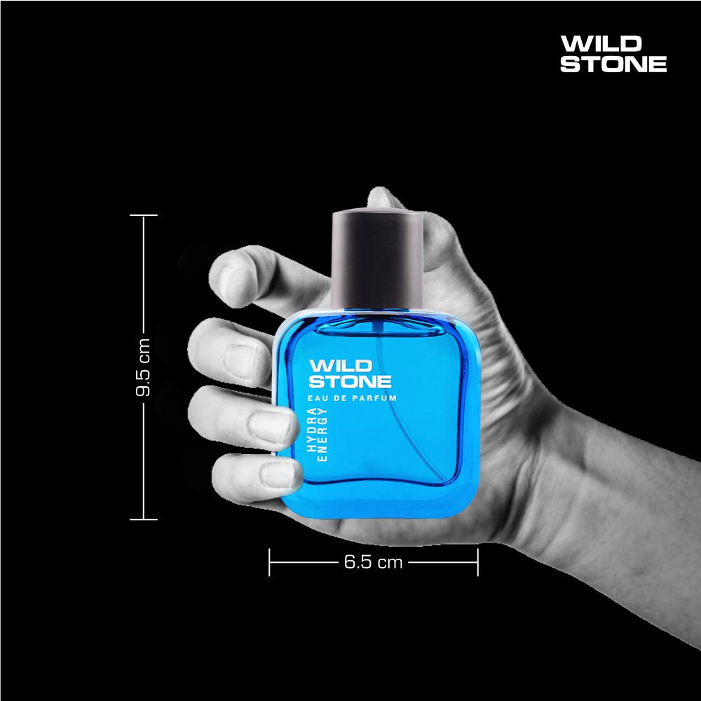 Wild Stone Hydra Energy EDP 100ml 3.4 Fl.oz. Pack Of 2 | For Men Body Spray Perfume | Long Lasting