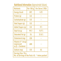 100% Pure Gir Cow Ghee By Mother Dairy | Good Source Of Energy Healthy & Nutrients Desi Cow Ghee Perfect For Muscles | (500ml) 16.9 Ounce | Jar Pack